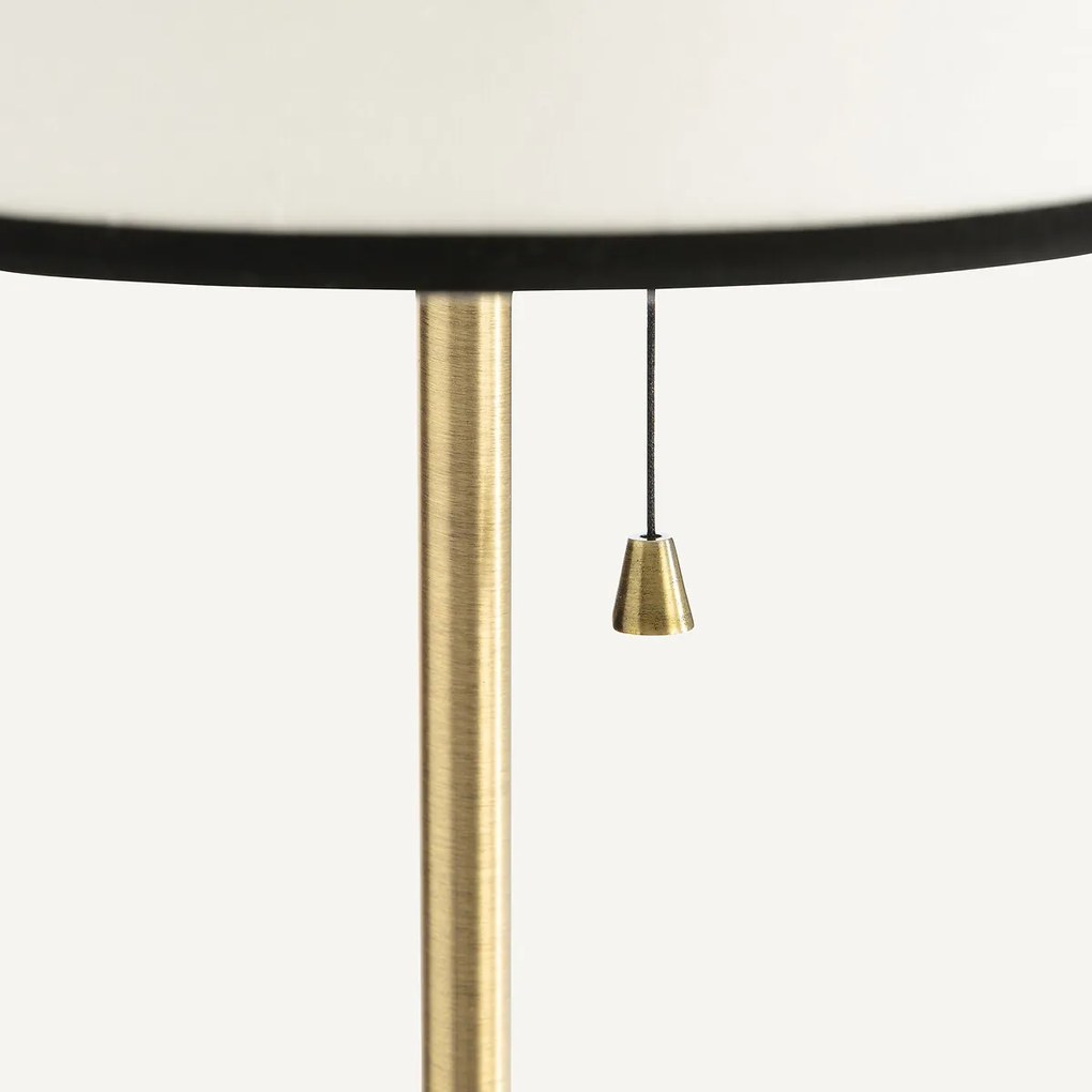 Staande lamp in marmer en ijzer messing Sophonie