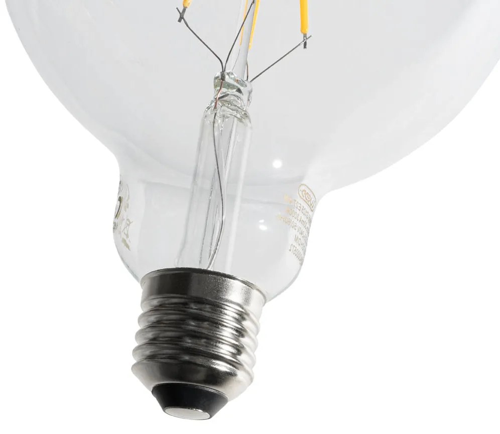 Set van 5 E27 dimbare LED lampen G125 5W 450 lm 3000K