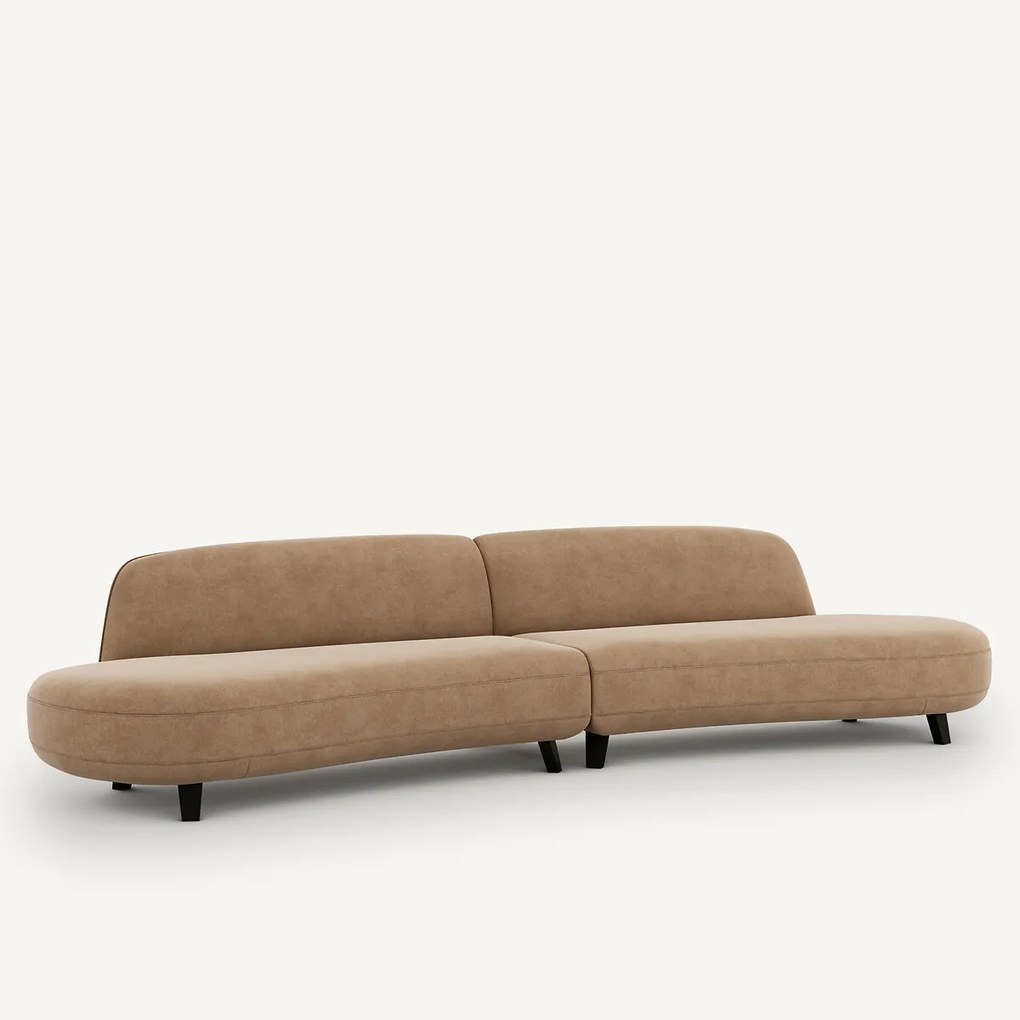 6-zitsbank stonewashed fluweel, Rosebury