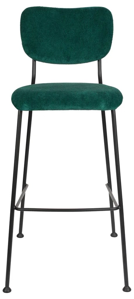 Zuiver Benson Hoge Barkruk Stof Groen