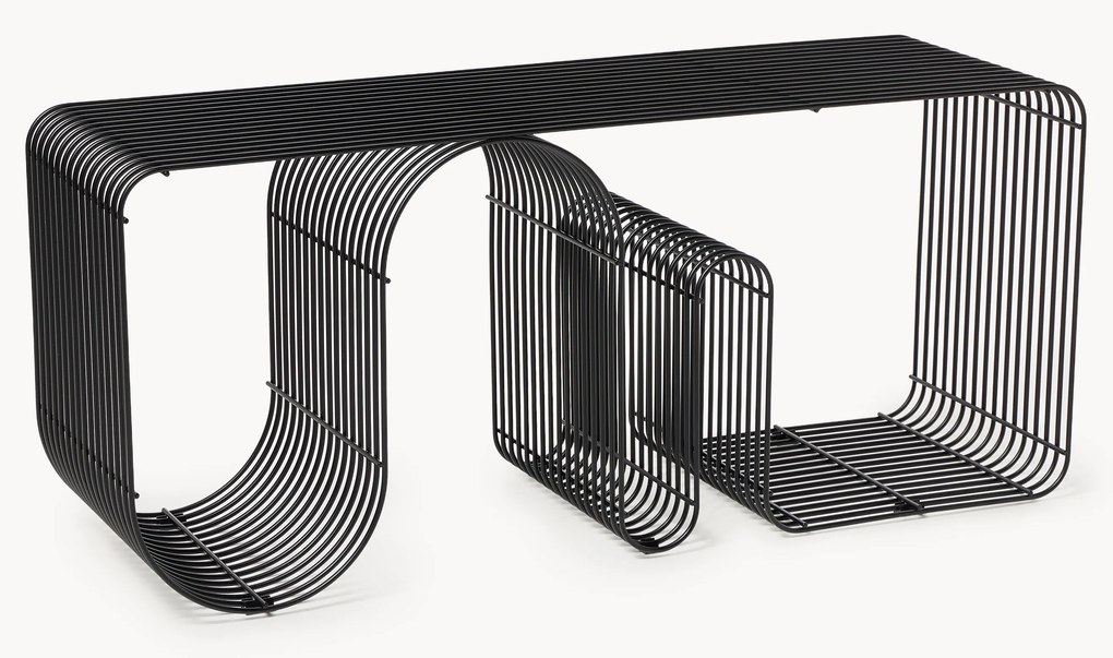 Metalen zitbank Curva