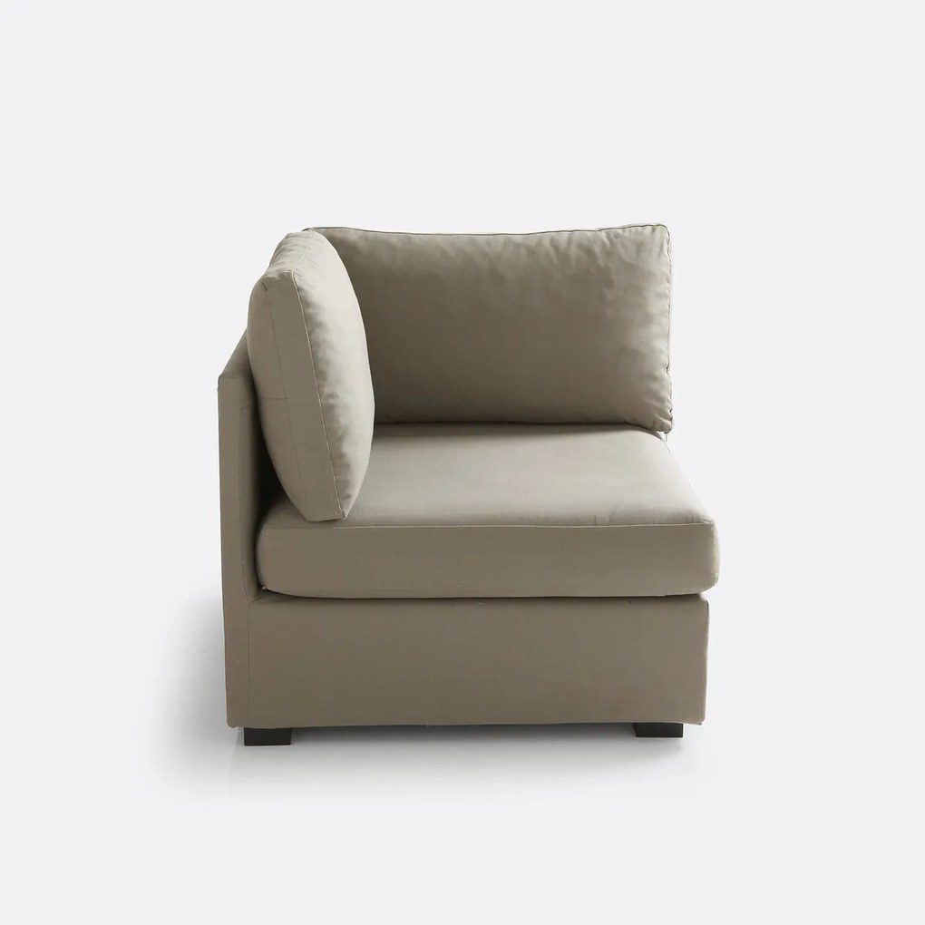 Hoekfauteuil, katoen, Robin