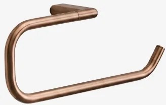 Wandhanddoekhouder Met Stang 30 Cm Voor Badkamer In Roestvrij Staal Rovent Roze Goud Geborsteld - Sklum