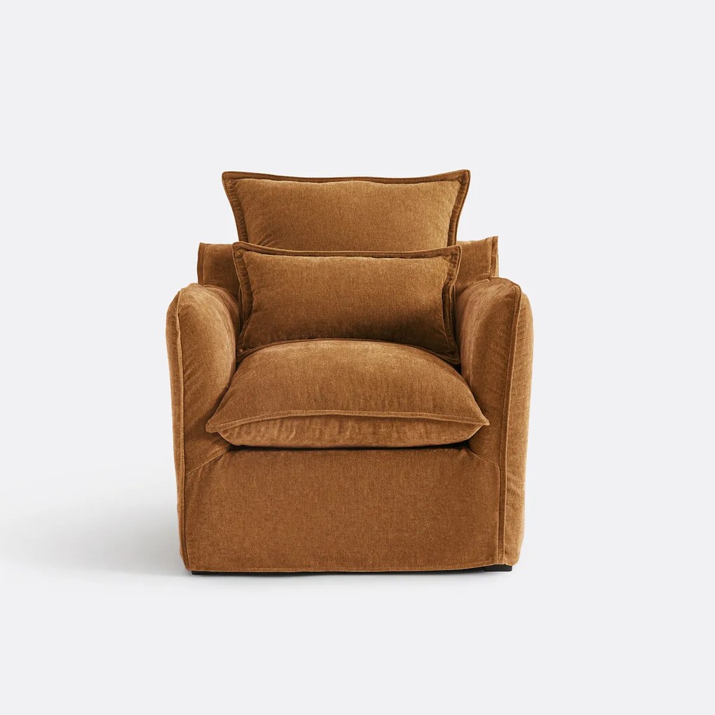 Fauteuil, afneembare hoes, in gemêleerd polyester, ODNA