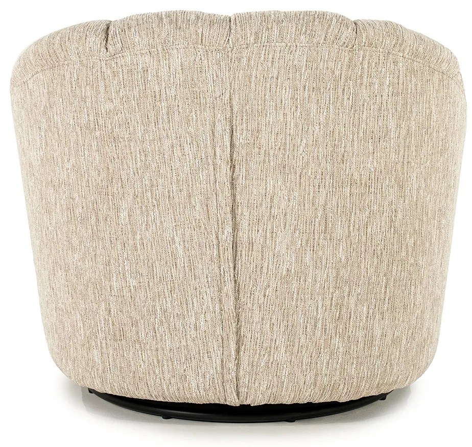 Schelpvormig Fauteuil Taupe