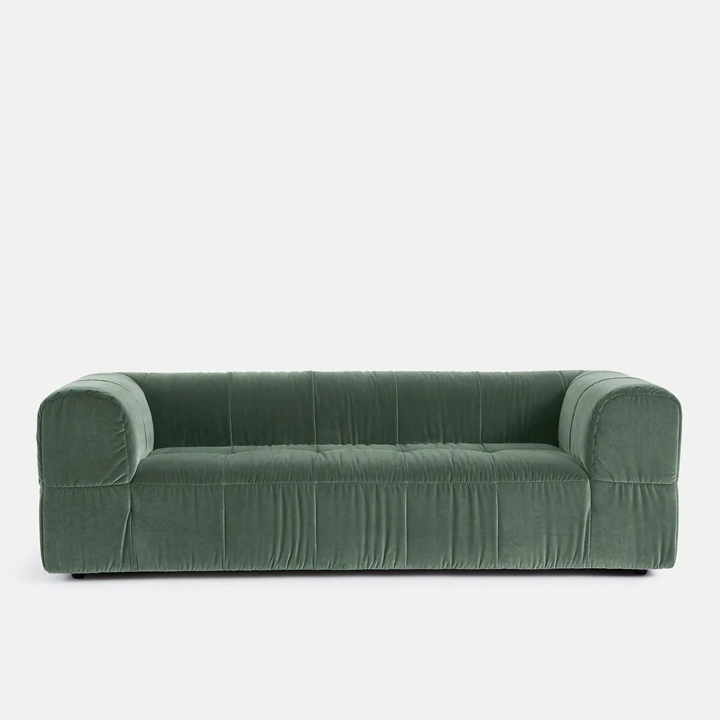 Rechte 3-zit superieur fluweel, LIZZY