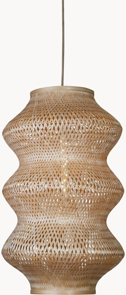 Hanglamp Barbados van bamboehout