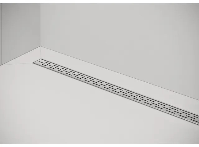 Easy Drain Compact FF afvoergoot enkele plaat met zijuitloop 6x80cm 50mm RVS EDCOMFF800-50