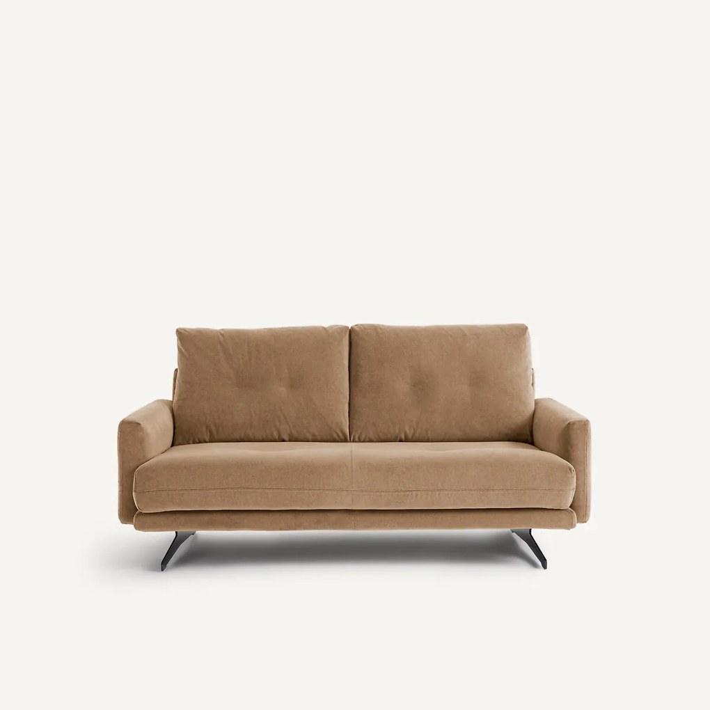 2-zitsbank in stonewashed fluweel, DELICATO