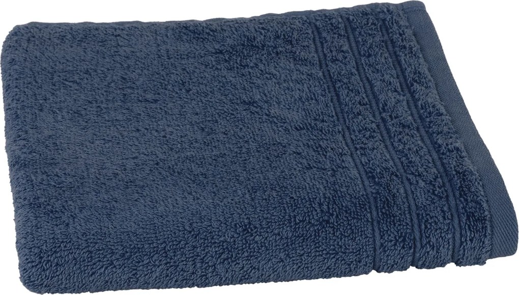 Clarysse handdoek Maxima 50 x 100 cm - Marineblauw - 100% Katoen