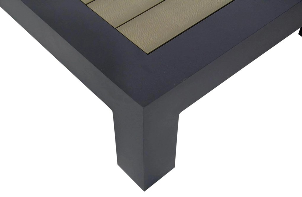 Hoek loungeset 5 personen Aluminium Grijs Santika Furniture Santika Yovita