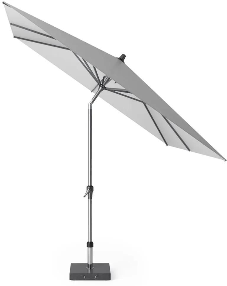 Riva parasol 250x250 cm lichtgrijs met kniksysteem