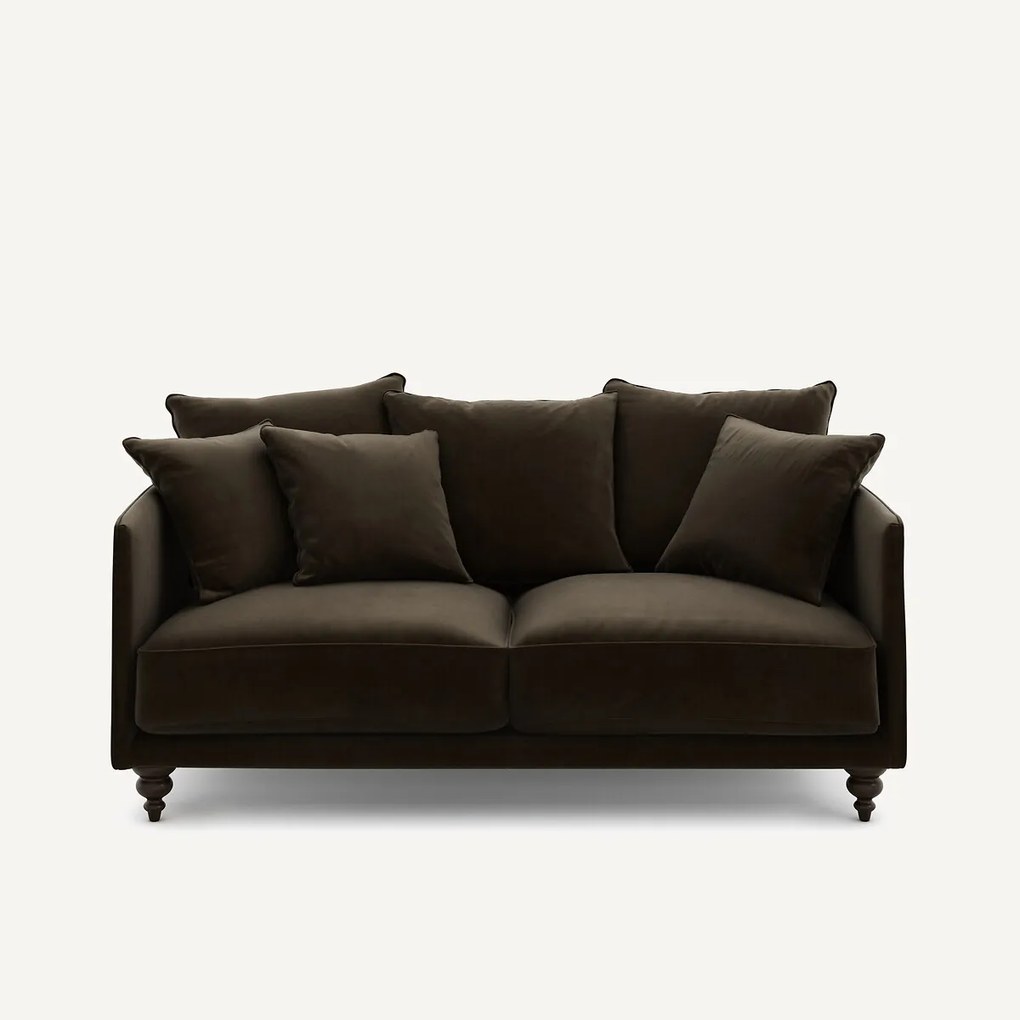 3-zits compacte fluwelen zetel, Lazare