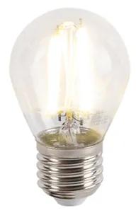 LED Smart Wandlamp staal met kap creme wit incl. Wifi P45 - Bergamo Modern, Design E27 vierkant Binnenverlichting Lamp