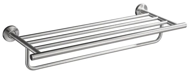 Wiesbaden 304 handdoekhouder met planchet 60 cm RVS 24.3829