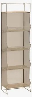 Opbergrek 30x105 Cm Van Ijzer En Mdf Antxo Tapioca Beige - Sklum
