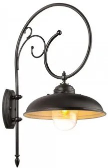 Muurlamp Bayonne Antiek Zwart