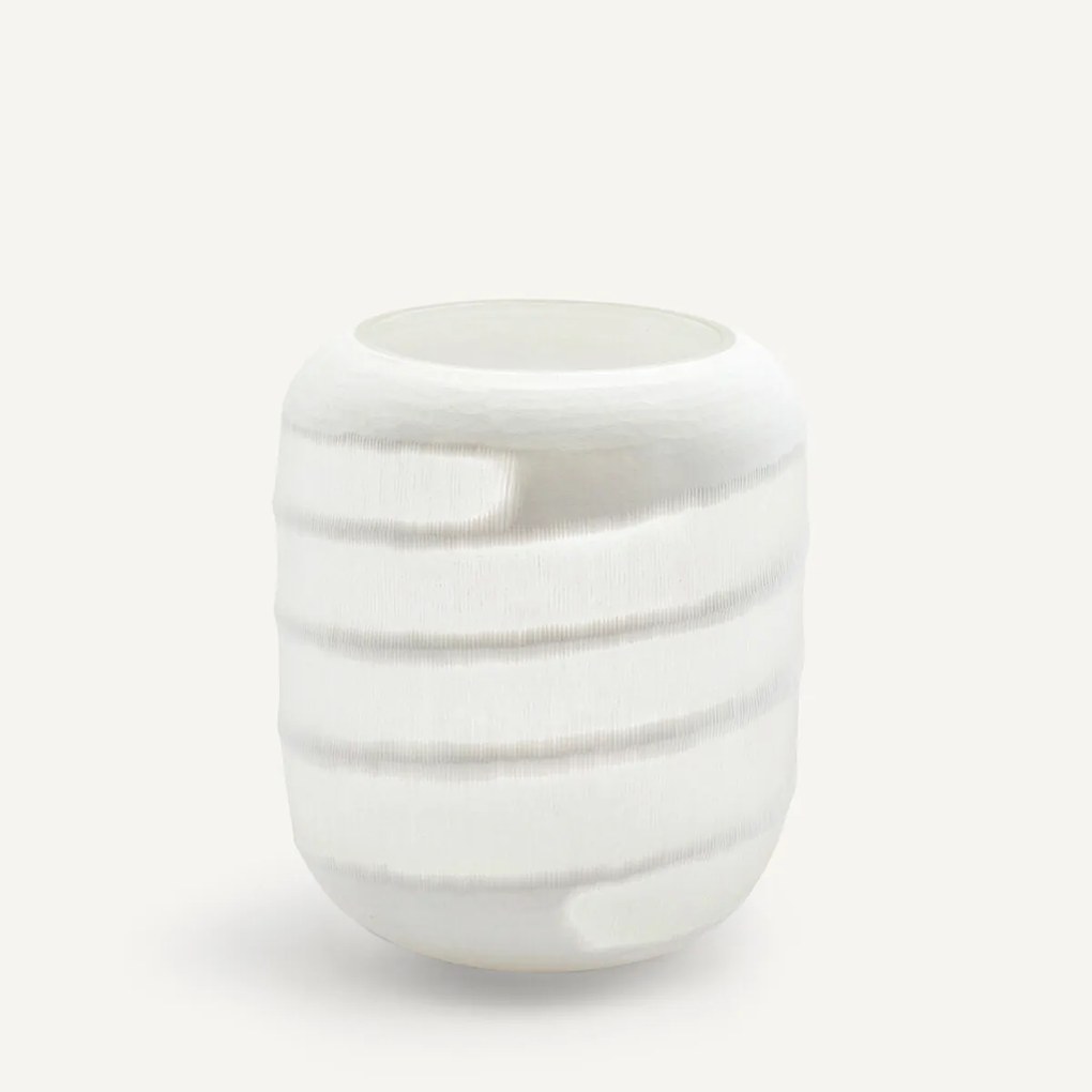 Vaas in ondoorzichtig mat glas, Topina