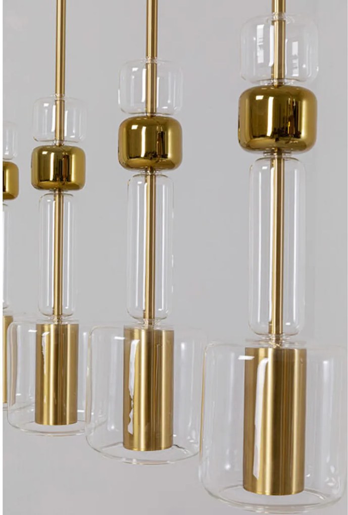Hanglamp Goud En Glas 103 Cm