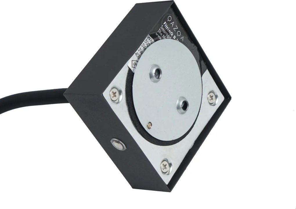 Moderne wandlamp zwart incl. LED dimbaar oplaadbaar - Harper