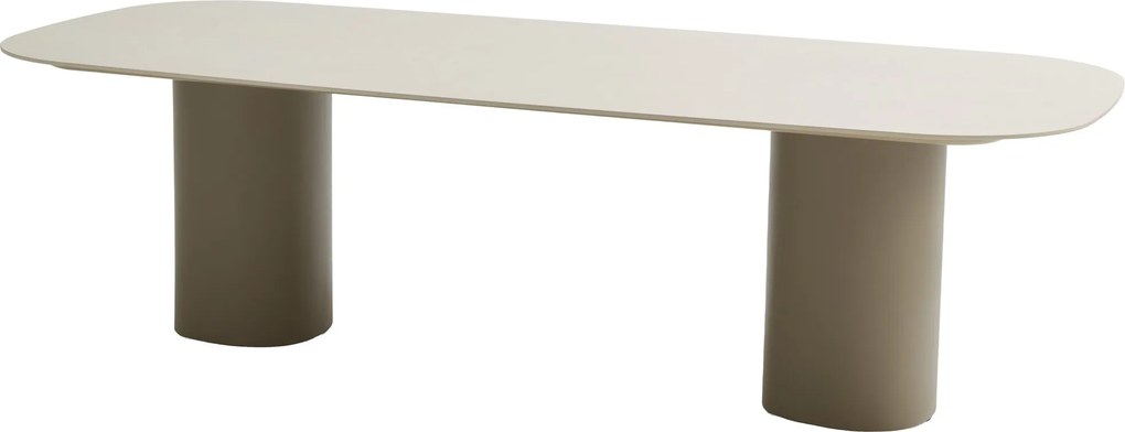 Bosco dining tuintafel 240x105xH75 cm keramiek oyster mocca Taste 4SO