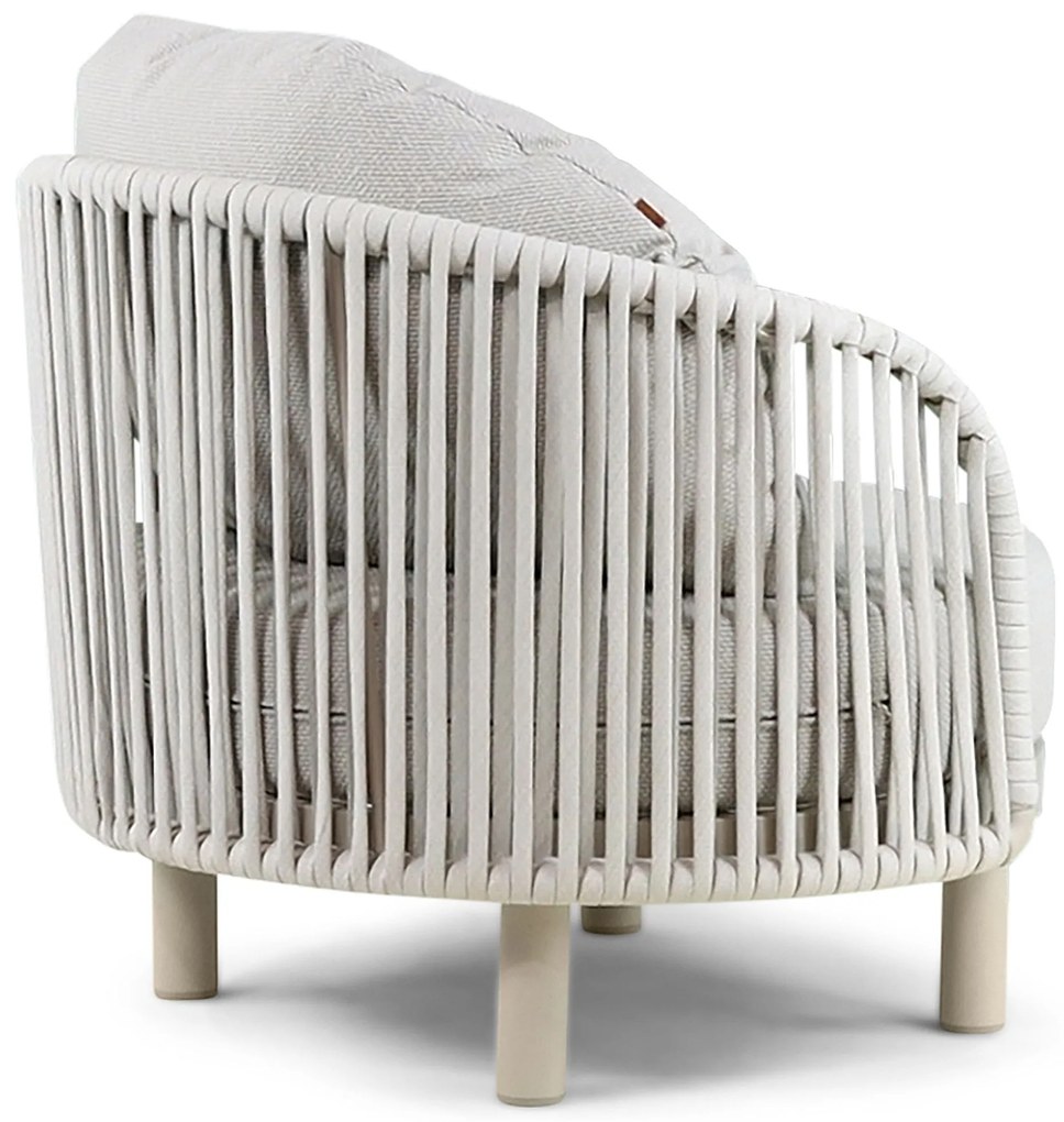Tuinstoel Aluminium/rope Taupe-naturel-bruin Santika Nanda