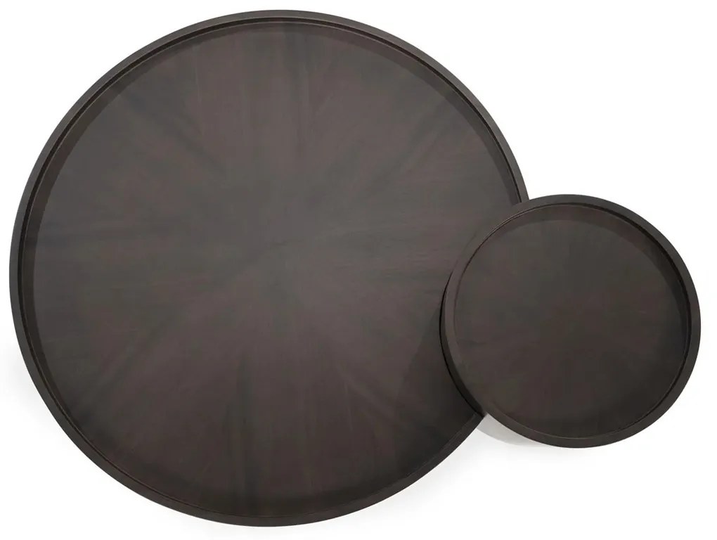 Eleonora Max Walnoot Salontafel Set Rond