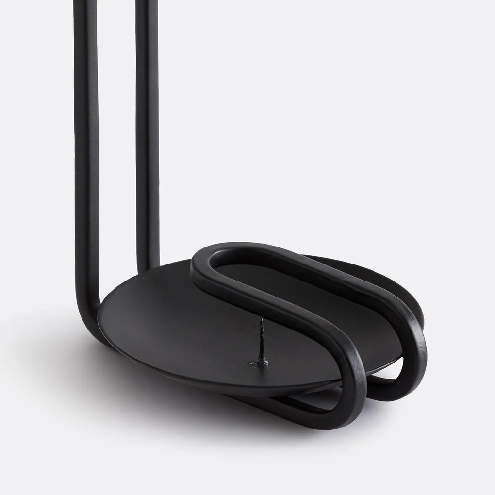 Metalen wandkandelaar, hoogte 38 cm, CANDRALE