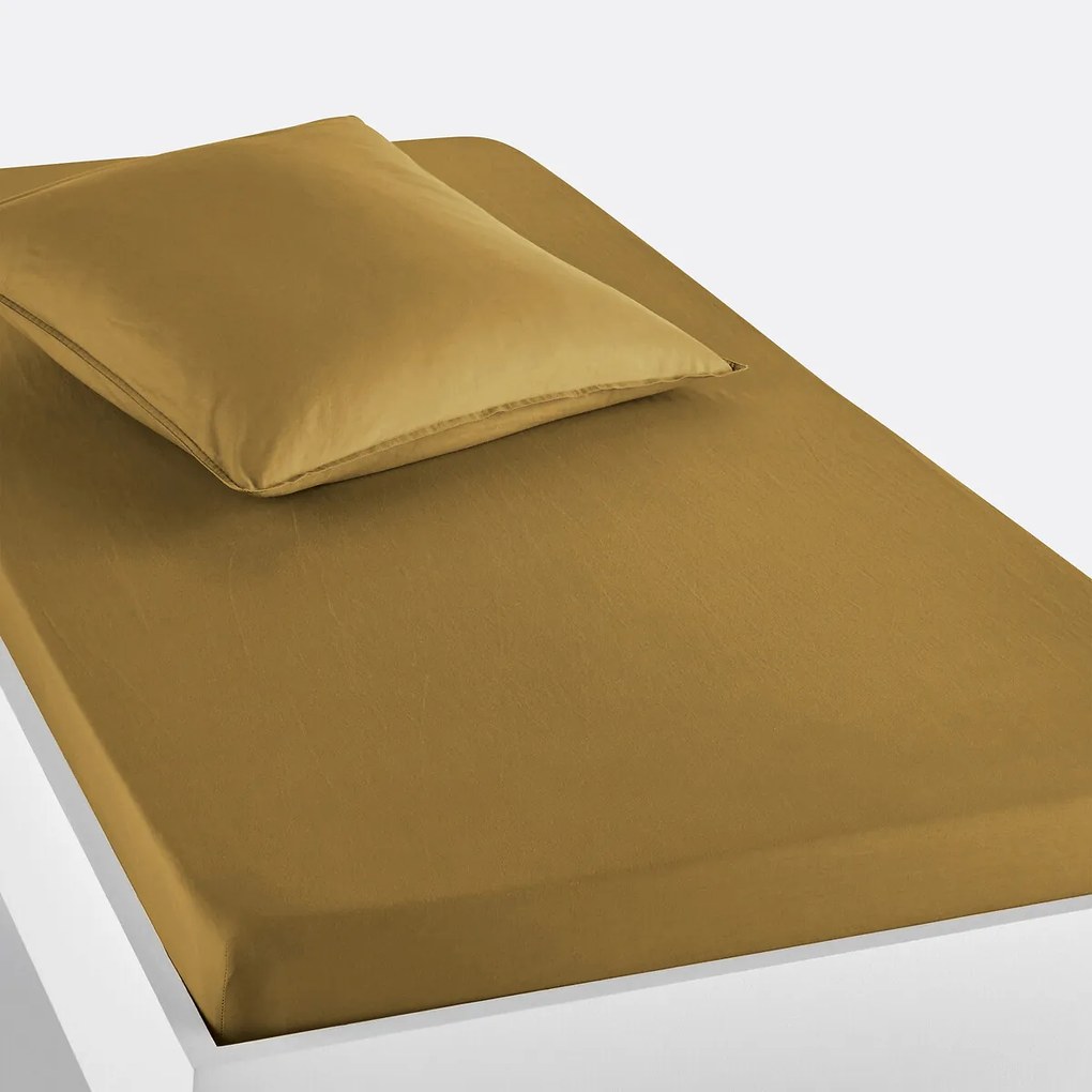 Effen hoeslaken in gewassen katoen, Scenario