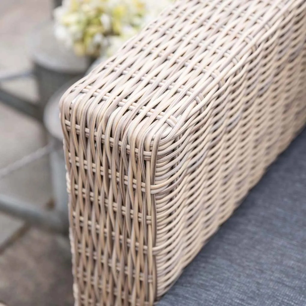 Garden Impressions Tennessee lounge dining set rechts 3-delig vintage willow - texfiber