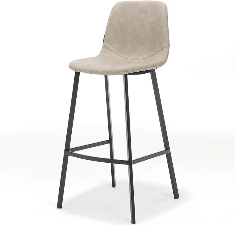 Barkruk Monza | leer Vintage beige