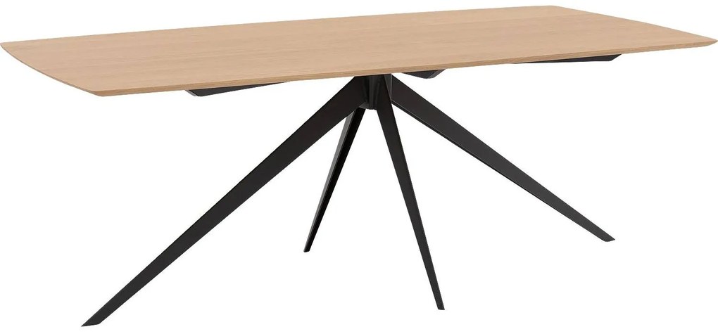 Goossens Excellent Eettafel Uniek, Semi rechthoekig 200 x 100 cm