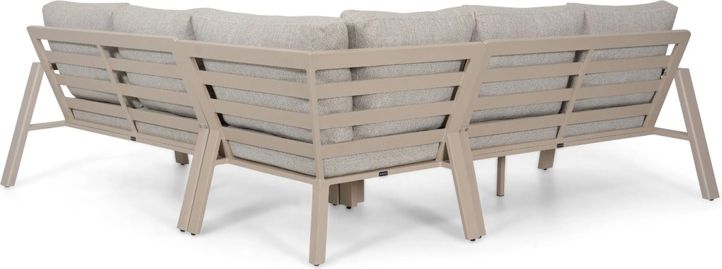 Hoek loungeset 5 personen Aluminium Zand/Beige  Lifestyle Garden Furniture Melone