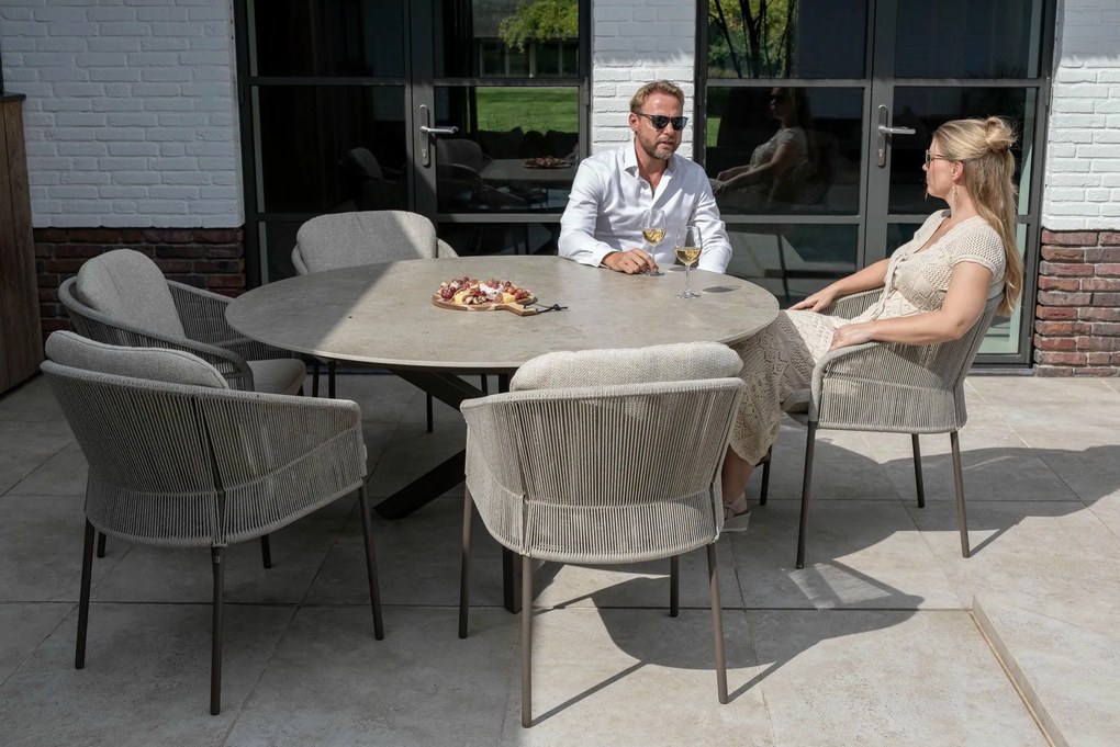 Taste by 4 Seasons Florence tuinstoel terre SALE Tuinstoel bruin weerbestendig