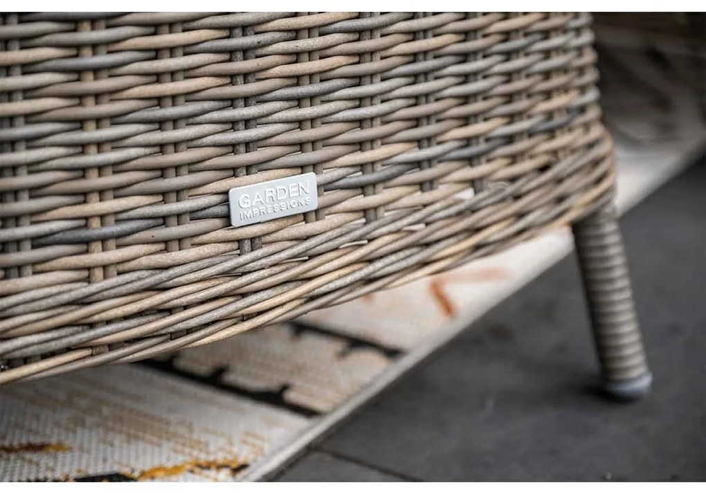 Garden Impressions Marbella tuinset 7-delig havanna sand - Sintra tuintafel 240x100 cm