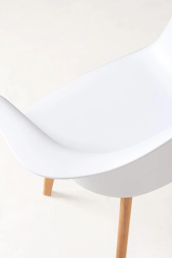 Set 4 Belu Polypropyleen Stoelen