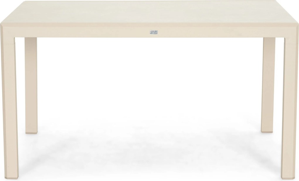 Tuinset 6 personen 140 cm Aluminium Taupe Presto Brentino/Montaro