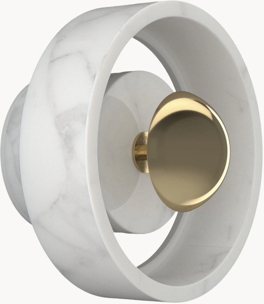 LED wandlamp Stone van marmer, dimbaar