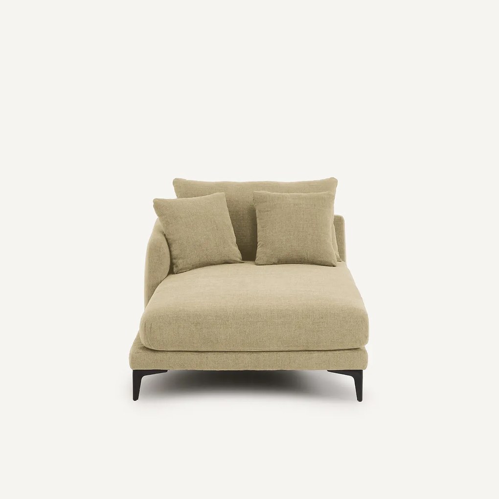 Longchair van gevlochten polyester, MODERNISTE, ontwerp Emmanuel Gallina