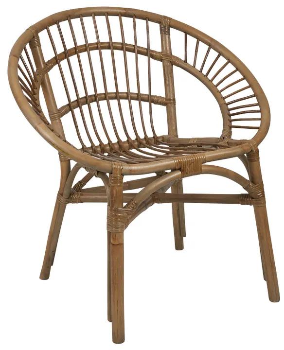 Rotan stoel Kubu - 70x63x77 cm