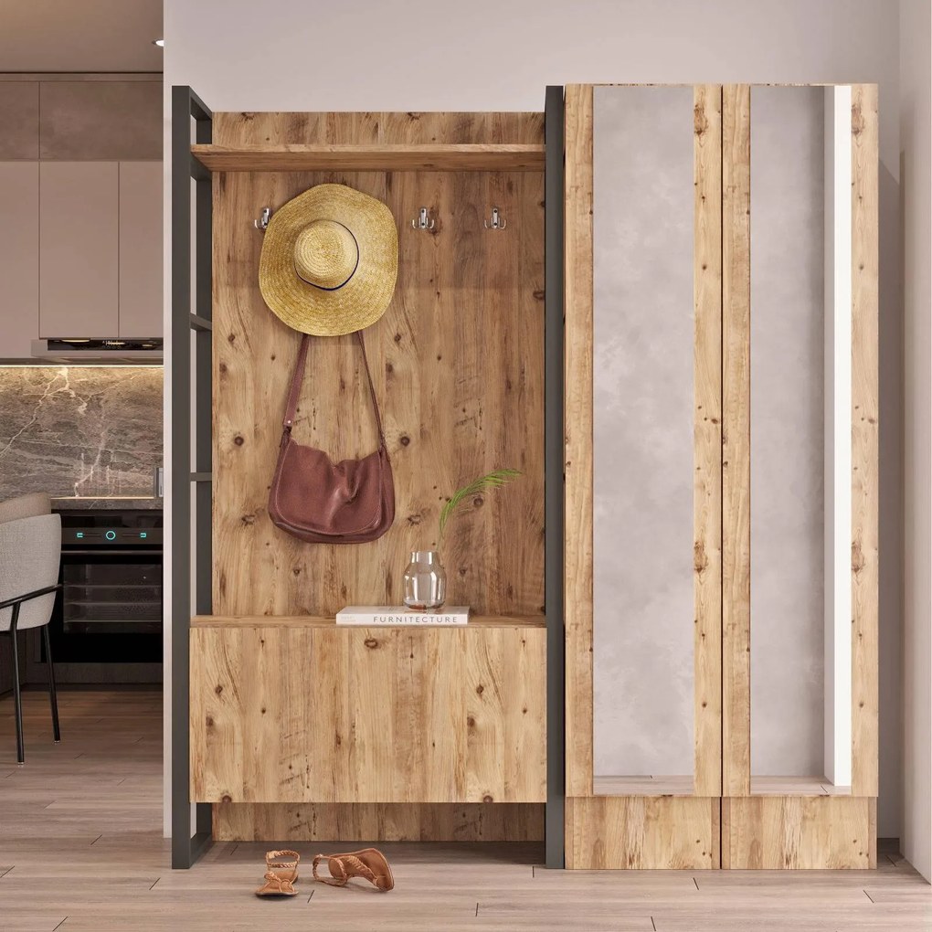 Halmeubel Ron spiegel rechts | Kalune Design