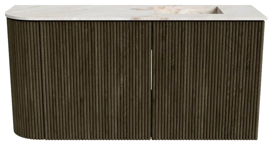 Mondiaz Joya DLux 80cm toiletmeubel ronding links shadow met wastafel faye rechts 1 kraangat frappe