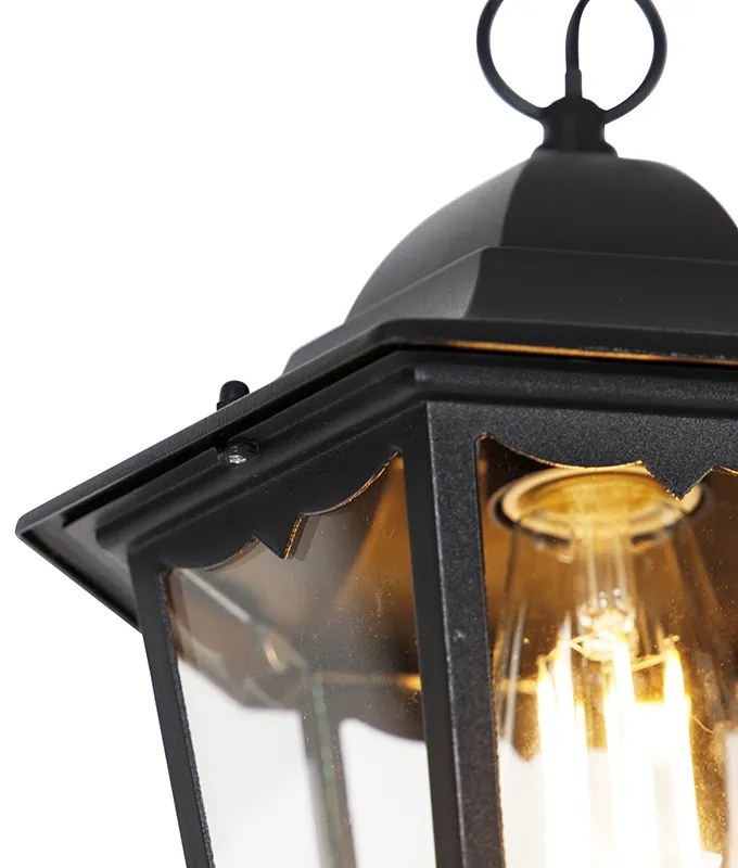Klassieke buiten hanglamp zwart IP44 - Havana