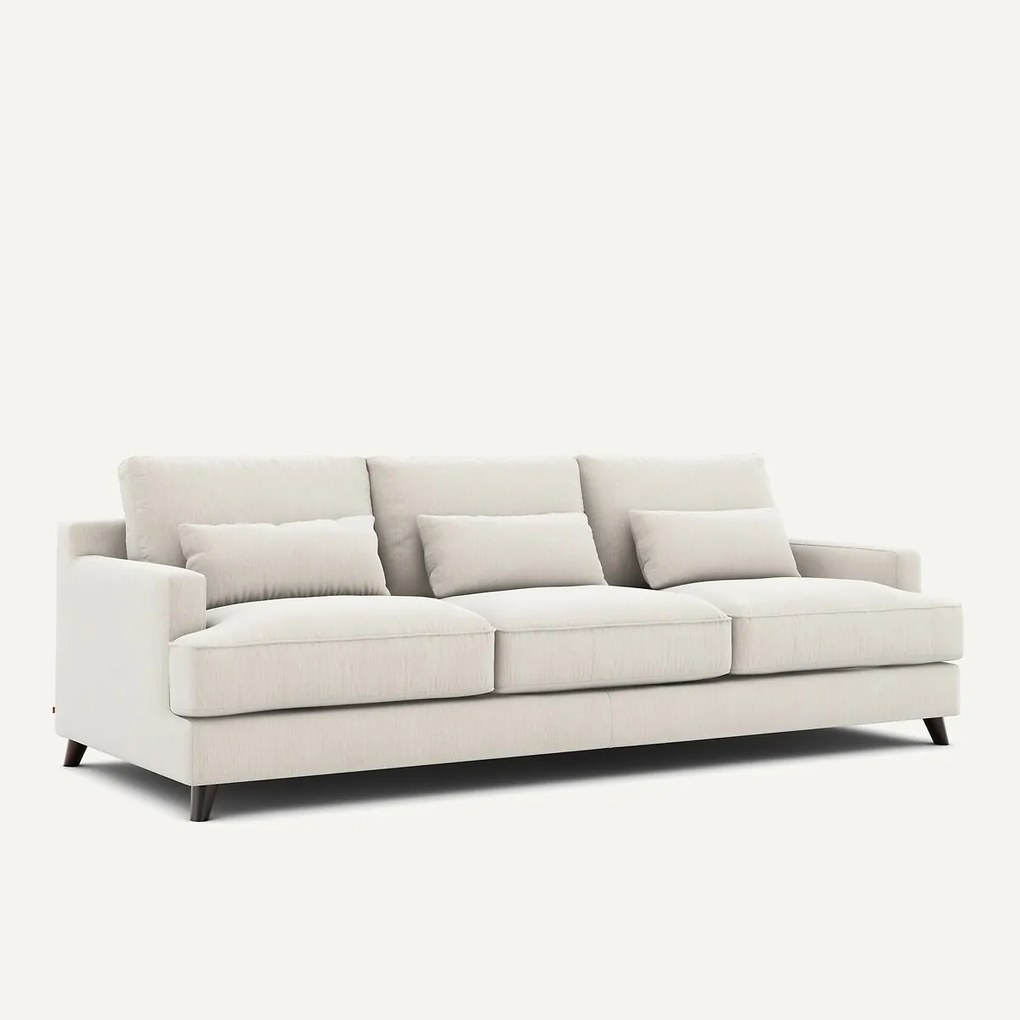 Sofa 3- of 4-zits, chenille fluweel, Alwine