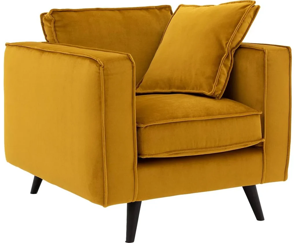 Goossens Fauteuil Suite, Fauteuil inclusief 1 lendekussen + 1 armkussen