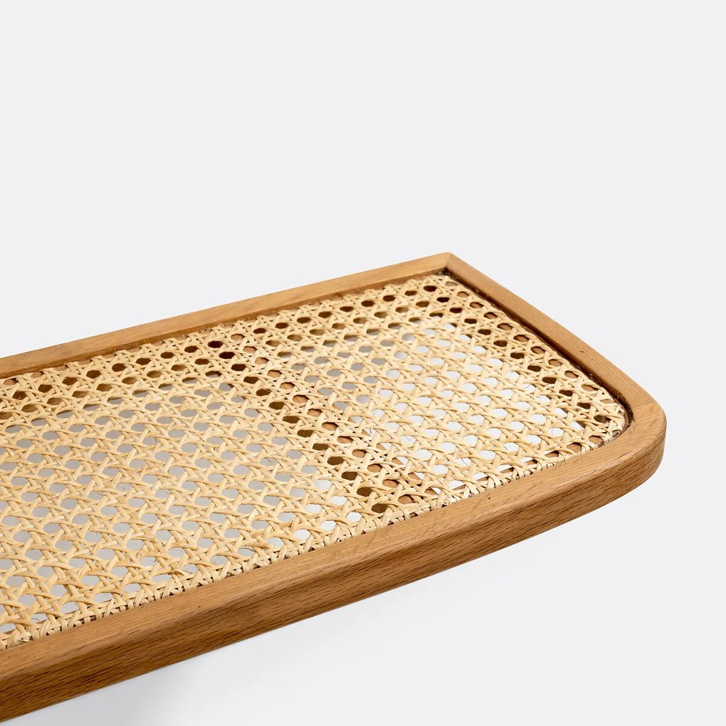 Set van 2 wandplanken, eiken en eikenfineer, BUISSEAU