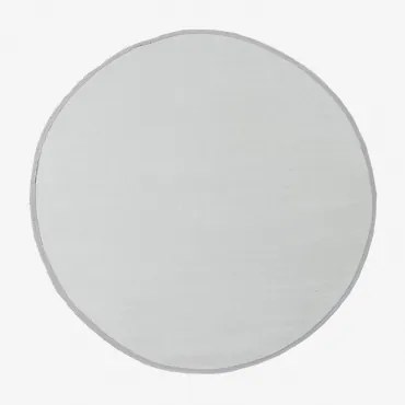 Ronde Buitenkleed Ø170 Cm Van Polypropyleen Tanida Grijs – Koel - Sklum