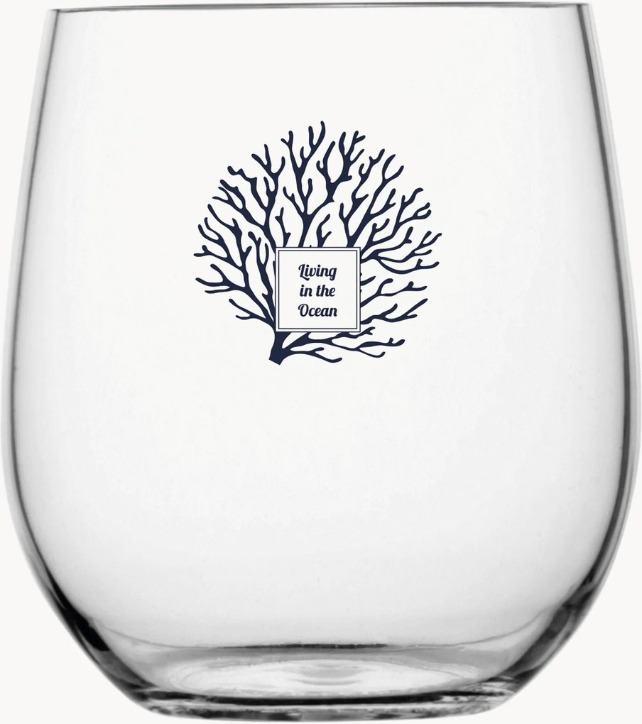 Waterglazen Living antislip tritan, 6-delig