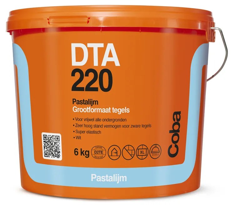 Coba DTA220 pastalijm a 6kg groot formaat tegels