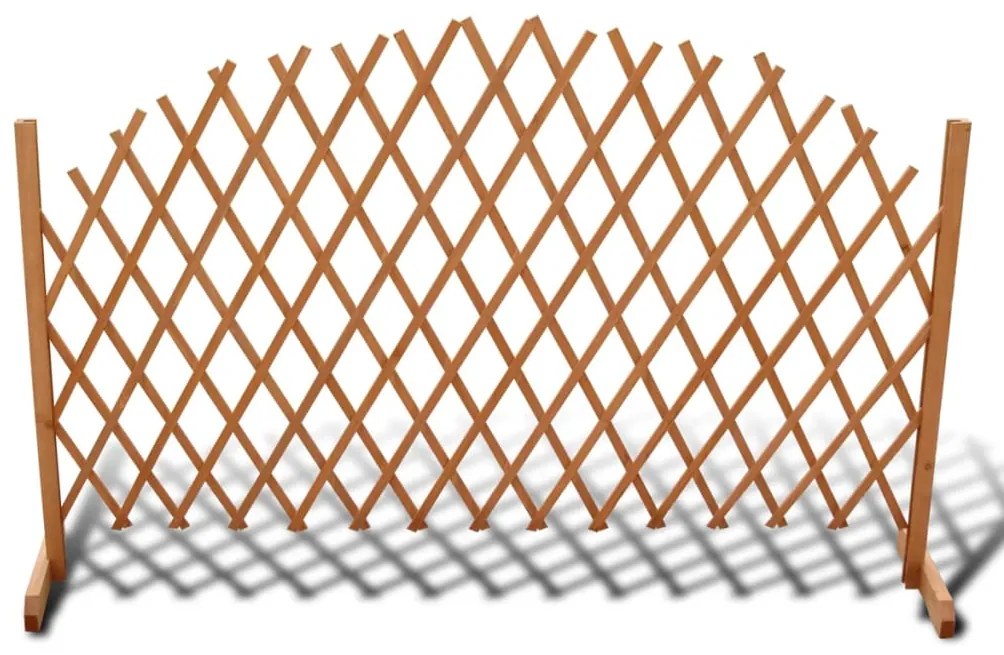 vidaXL Tuinlatwerk 180x100 cm massief hout
